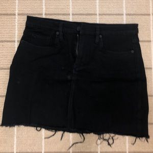 Blank nyc black jean skirt